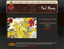 Tablet Screenshot of dhueyart.com